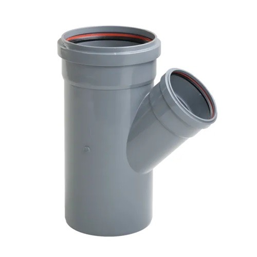 T-Stuk 45º 250mm x 125mm 2 x Manchet, 1 x Spie